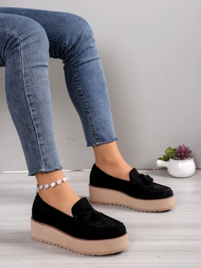 Royalfashion Dámské mokasíny na wedge podpatku Ogalda