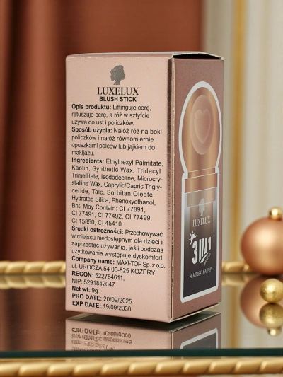 Luxelux Рум'яна у стіку Strawberry Mousse