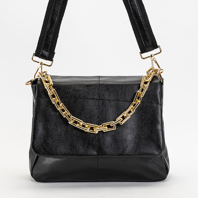 Dámská černá kabelka s řetízkem - Doplňky