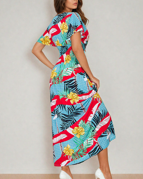 Жіноча сукня міді з принтом Royalfashion