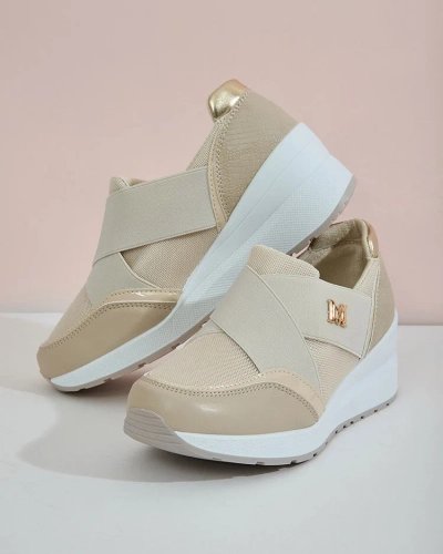 Royalfashion Dámské sportovní tenisky na podpatku Benntas