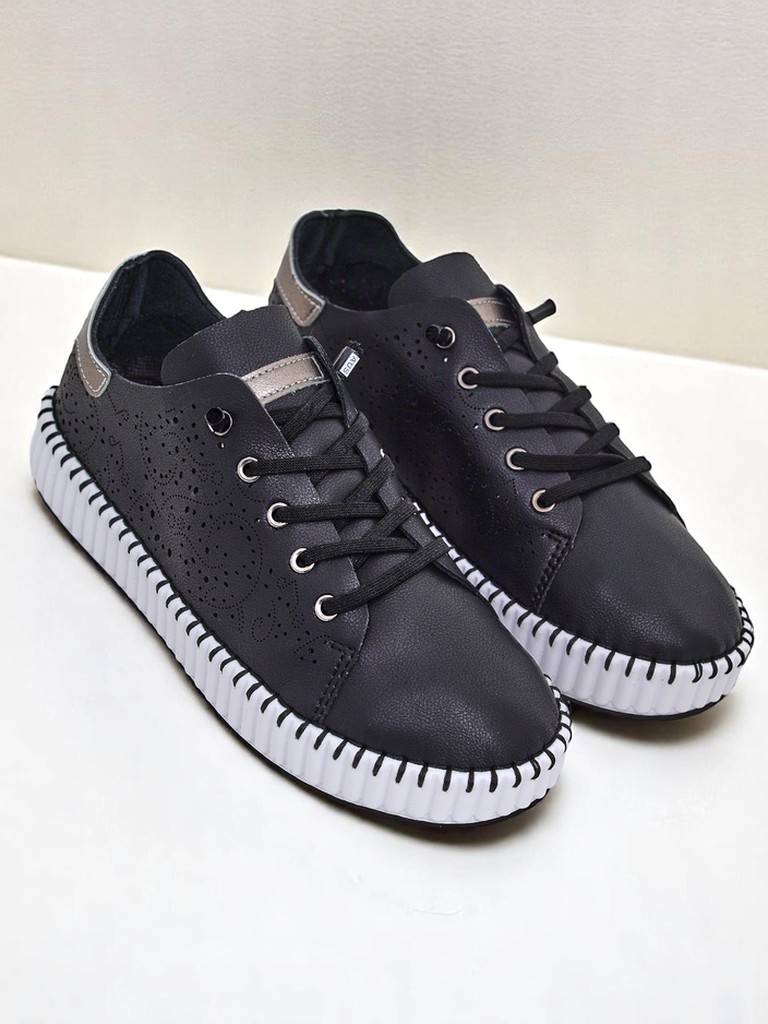 Royalfashion Dámské ažurové tenisky Luna Lace