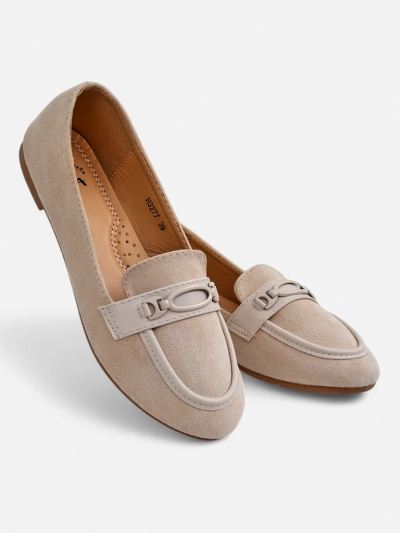 Royalfashion Dámské mokasíny z ekologické suede Zammei