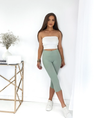 Royalfashion Світло-зелені жіночі велолегінси