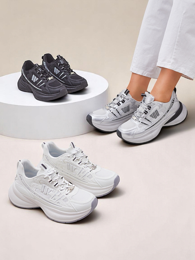 Royalfashion Dámské sportovní tenisky na silnější podrážce Roality