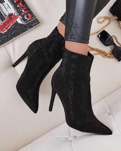 Royalfashion Dámské kozačky Lekirisa Zirconia Stiletto Boots