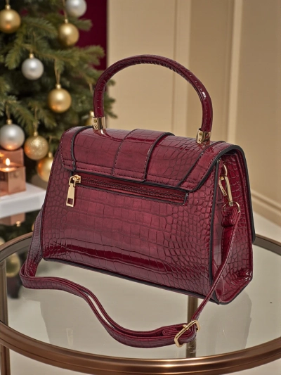 Lakovaná Malá dámská kabelka z ekokůže Lunaya