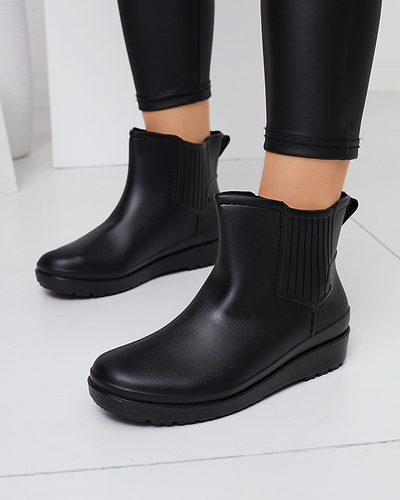 Černé matné dámské polobotky Neriva - Obuv