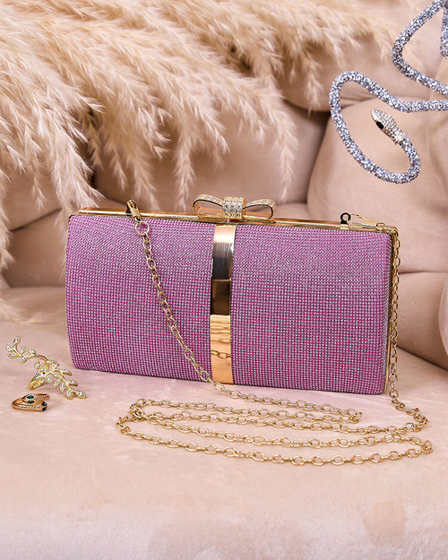 Royalfashion Фіолетово-рожевий жіночий клатч