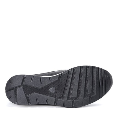 Czarne buty sportowe z cyrkoniami Austen - Obuwie