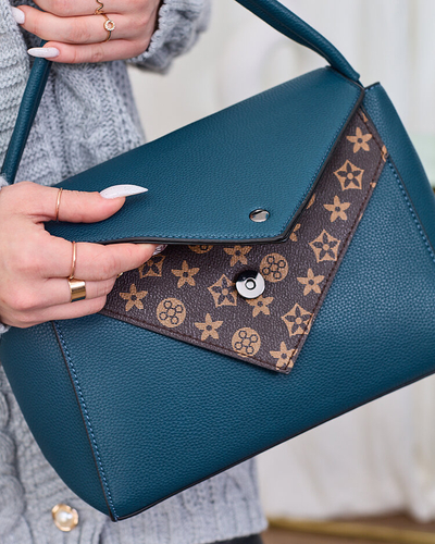 Royalfashion Modrá dámská kabelka