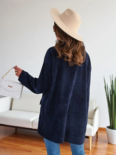 Dámský kardigan Royalfashion s zlatými knoflíky VELIKOST PLUS