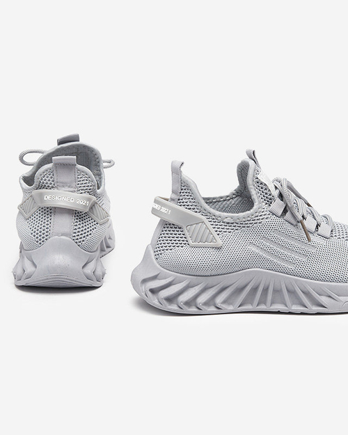 Тканинні жіночі спортивні туфлі світло-сірого кольору Ltoti- Взуття