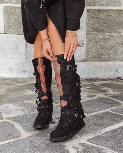 Royalfashion Dámské kozačky se skrytou kotvou Indio