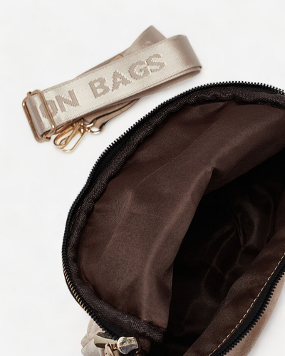 Royalfashion Béžová malá dámská kabelka z ekokůže