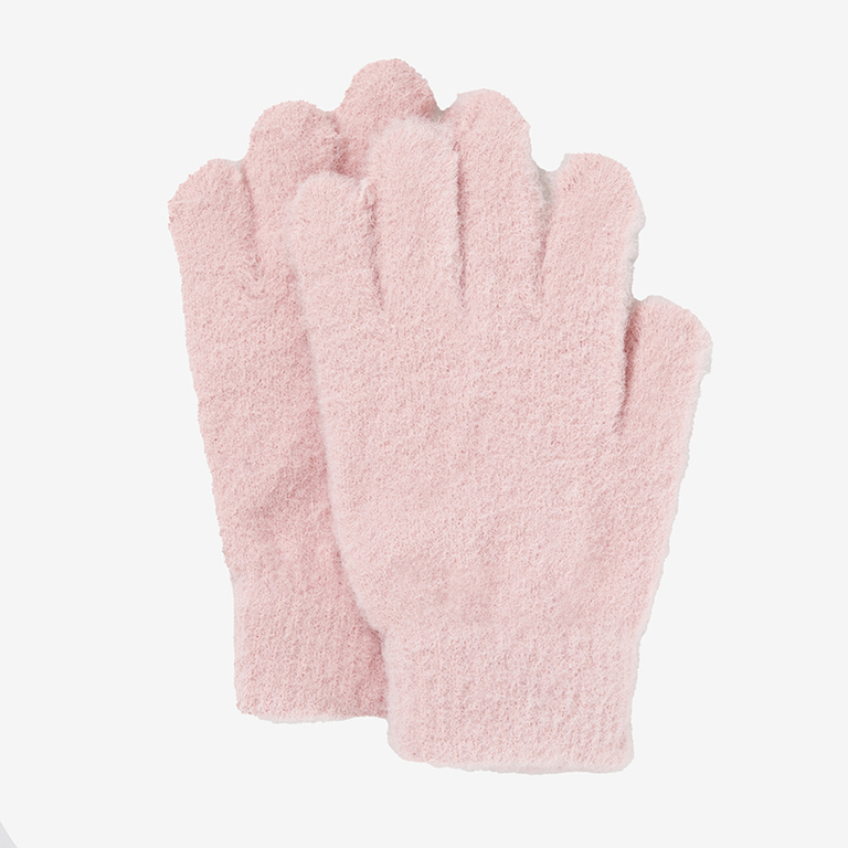 Tmavě růžové dívčí rukavice - Příslušenství