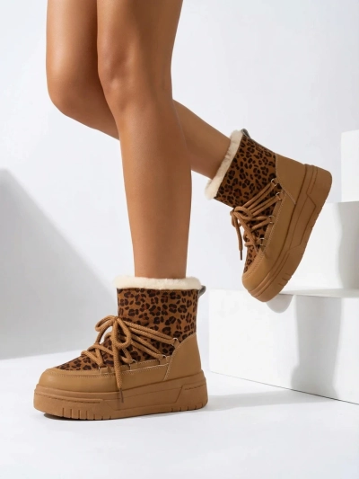 Royalfashion Dámské kožené sněhule Moniuc