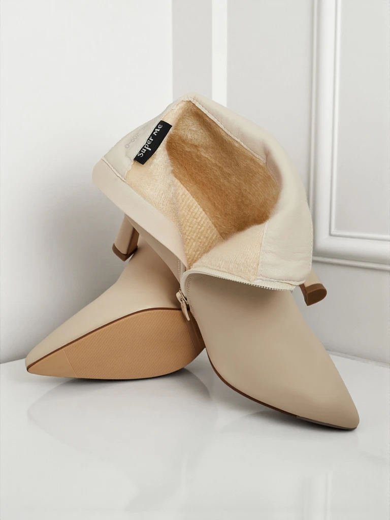 Dámské kotníkové boty na jehlovém podpatku Meloria