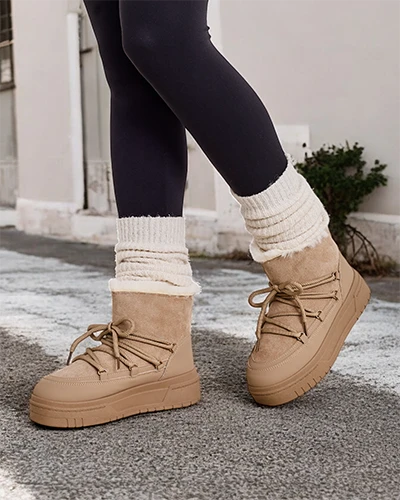 Dámské sněhule Royalfashion s šněrováním Moniuc