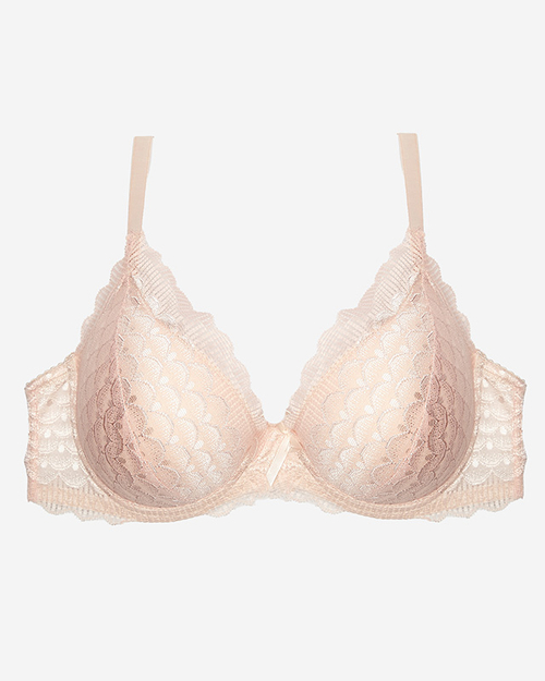 Рожевий жіночий бюстгальтер на кісточках з косточками - Нижня білизна