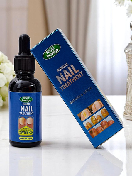 Препарат, що заспокоює симптоми грибка нігтів з піпеткою