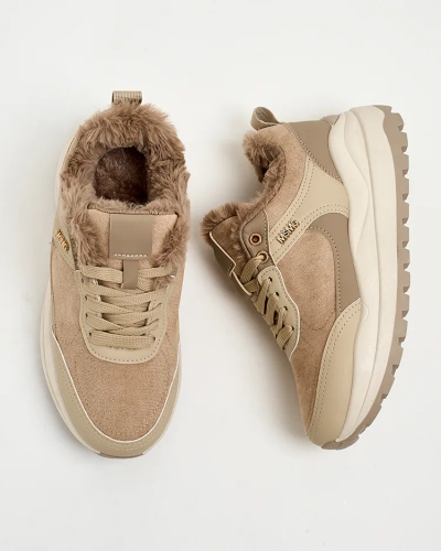 Royalfashion Dámské zateplené tenisky Ruffi