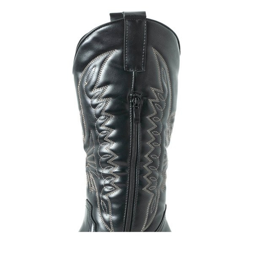 Чорні чоботи типу ковбойських до середини литки Cowboy - Взуття