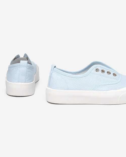 Жіночі сині кросівки на більш товстій підошві Askol- Shoes