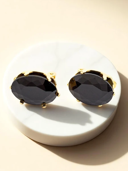 Royalfashion Dámské náušnice klipsy s krystaly