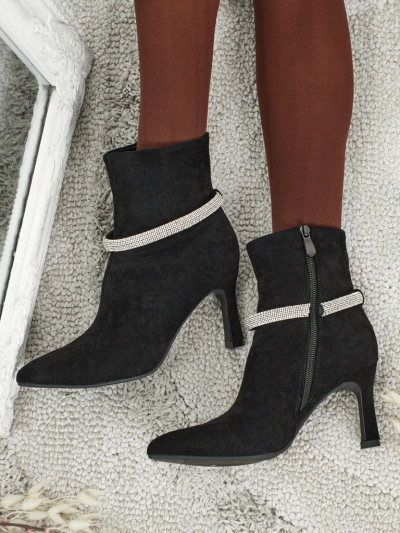 Dámské kotníkové boty na jehlovém podpatku Sorelia