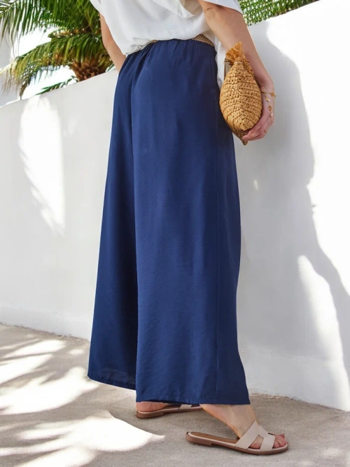 Royalfashion Жіночі широкі штани з віскози