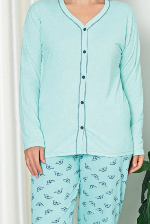 Royalfashion Бавовняна жіноча піжама 2-штукова ПЛЮС РОЗМІР