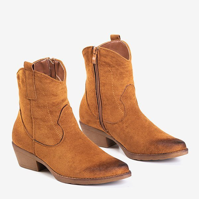 Hnědé kovbojské boty Sahara - Boty