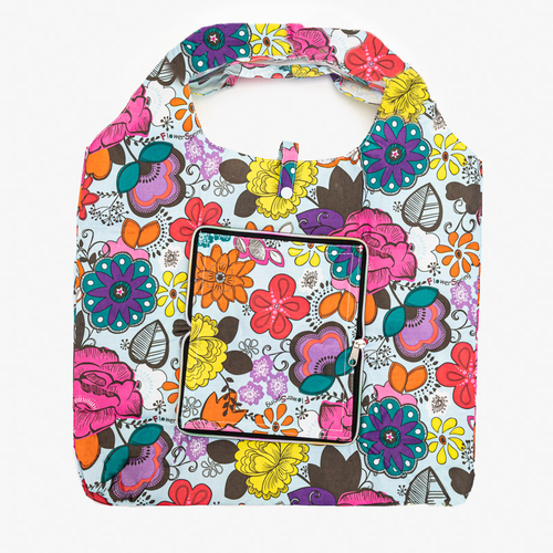 Сумка для покупок з квітковим принтом