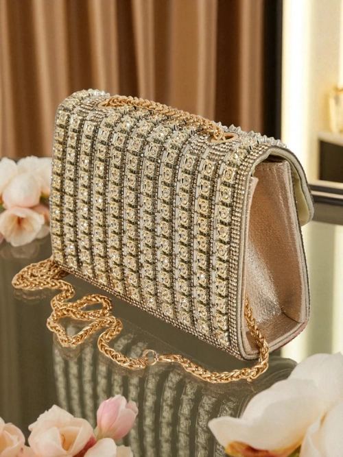 Royalfashion Копертова жіноча сумочка з цирконами Elira Dusk