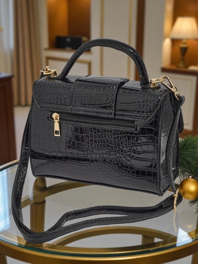 Лакована маленька жіноча сумочка з еко-шкіри Orlina