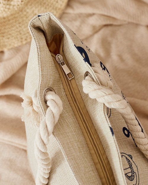 Royalfashion Сумка з тканини зі святковим візерунком через плече