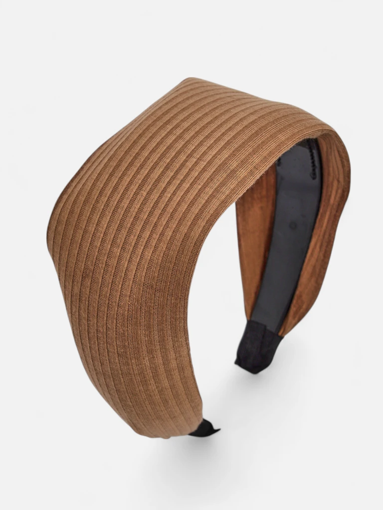 Royalfashion Gumička do vlasů - široká, žebrovaná