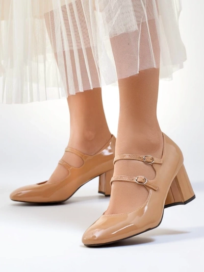 Royalfashion Лакові жіночі туфлі на підборах зі straps Ovinna