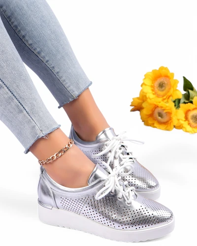 Royalfashion Dámské perforované boty Gofielle