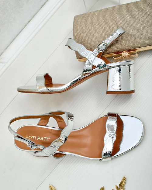 Royalfashion Жіночі босоніжки Leevo на шпильці