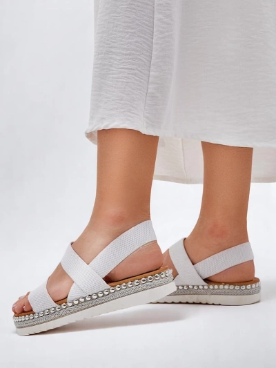 Sandály Royalfashion pro ženy s dekorativní podrážkou Zindas