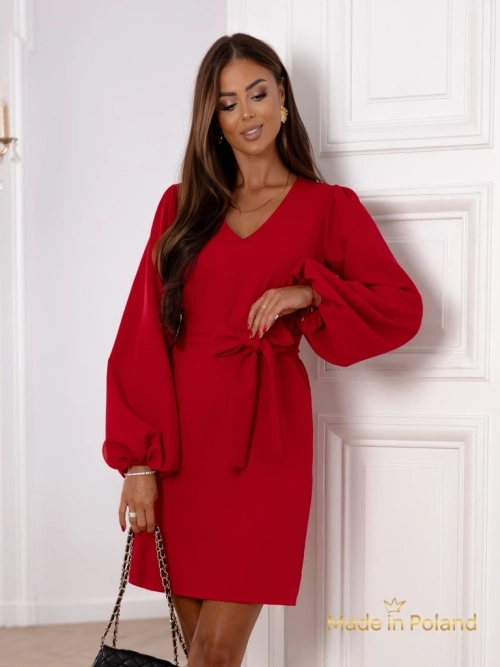 Жіноча коротка сукня з паском Bella Vica