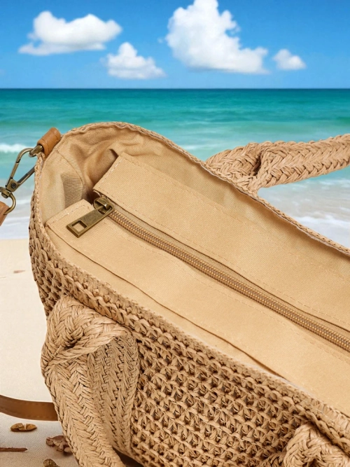 Royalfashion Велика жіноча солом'яна сумка Bella Paglia