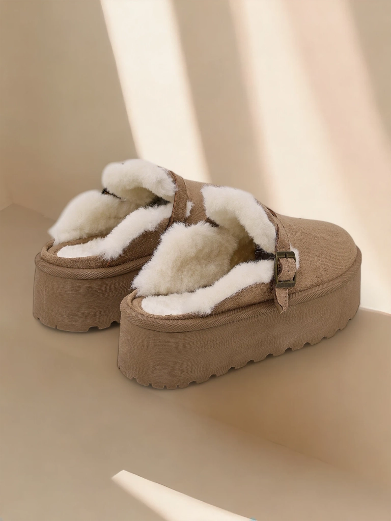 Dámské sněžné boty Royalfashion bez podpatků ve stylu sněžných bot Poctes