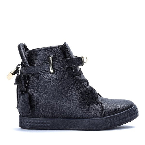 Чорні кросівки на закритому клині Денні - Взуття 1