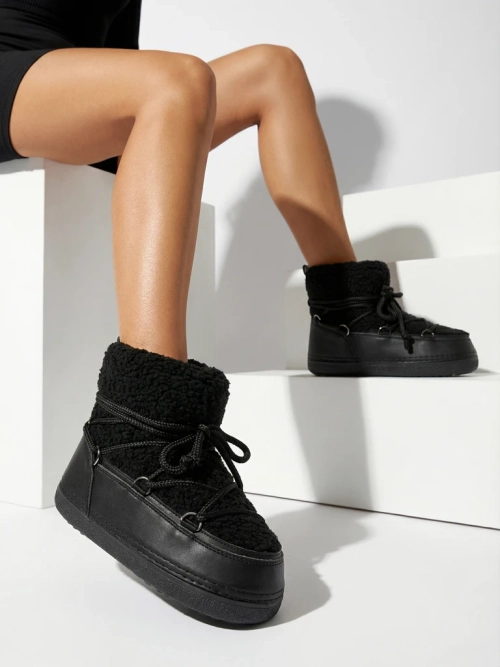 Жіночі снігоходи з кожушком Uvella