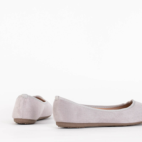 Світло-сірі жіночі балетки Tizika