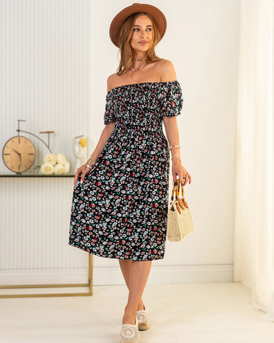 Royalfashion Vzorované dámské mini šaty a'la hiszpanka