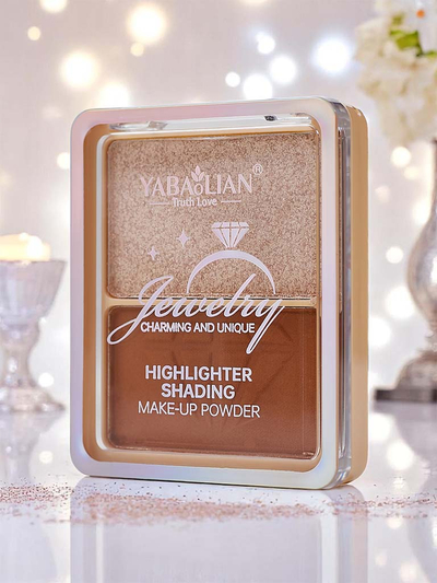 Kompaktní rozjasňovač a bronzer na obličej